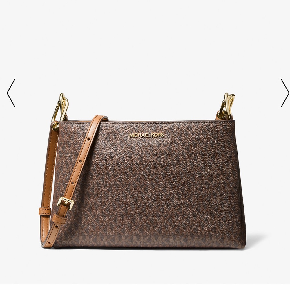 Michael Kors Trisha Medium logo crossbody bag